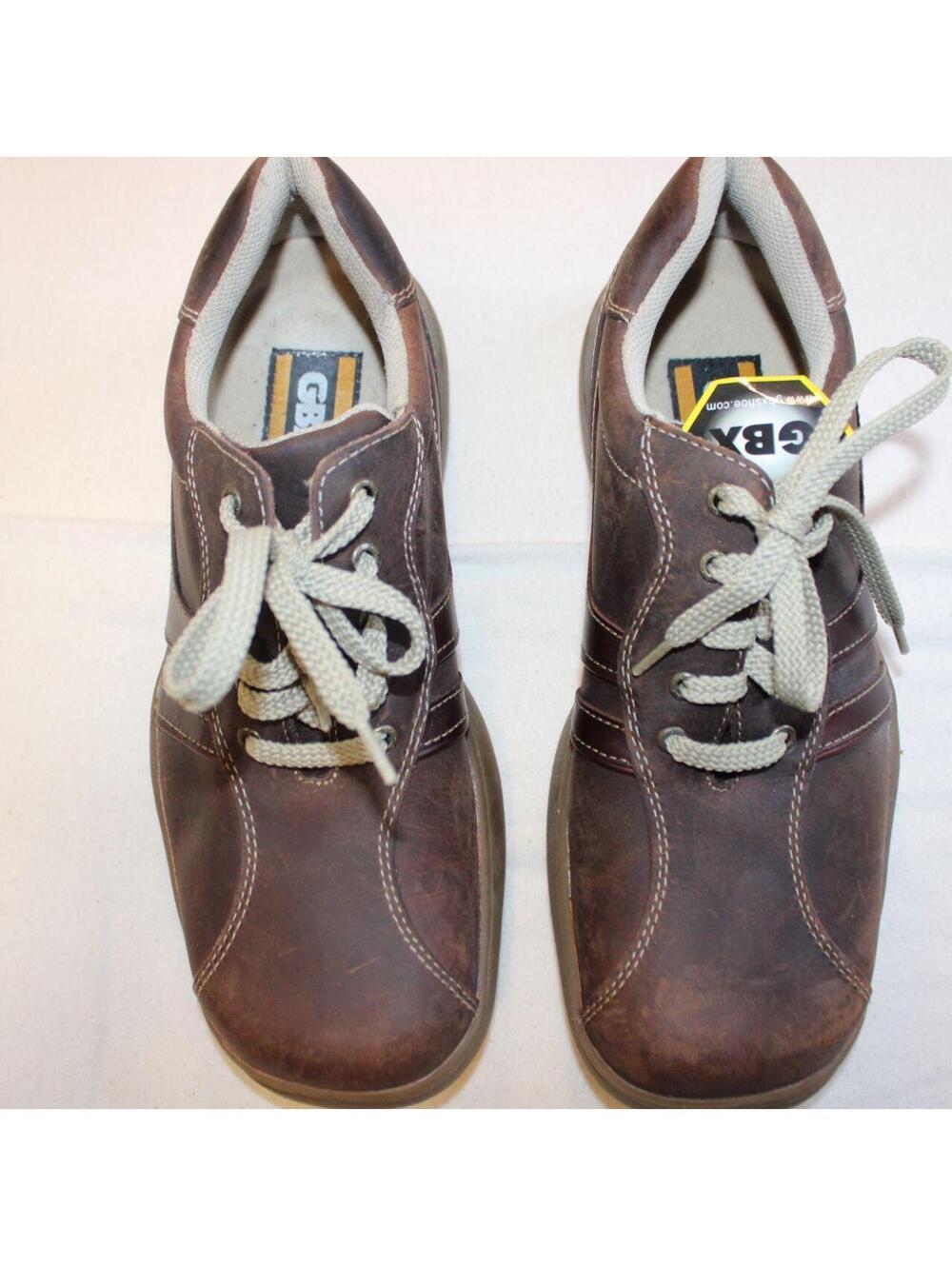 NWT Vintage GBX Brown Leather Chunky Square Toe Shoes 🤎